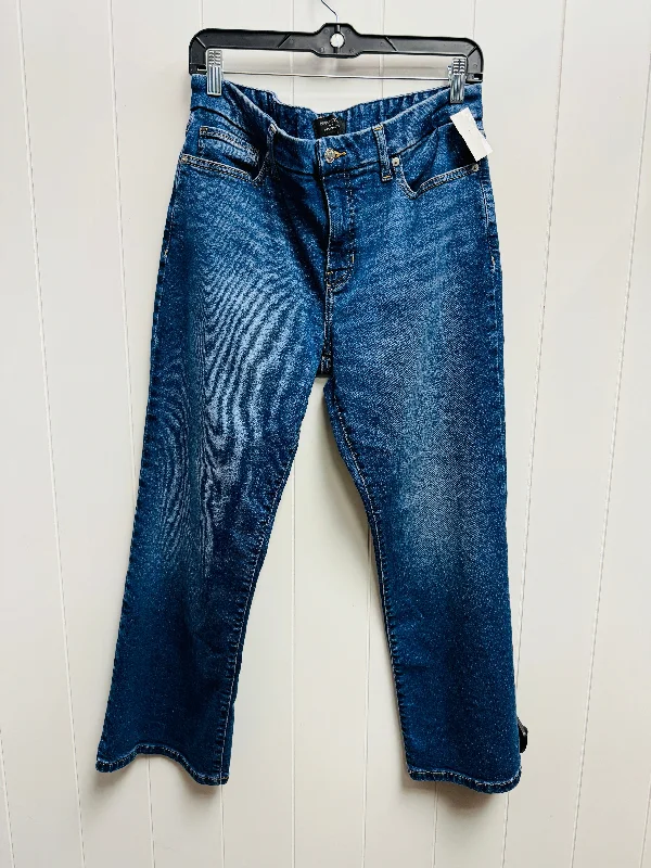 Jeans Boot Cut By Banana Republic In Blue Denim, Size: 10