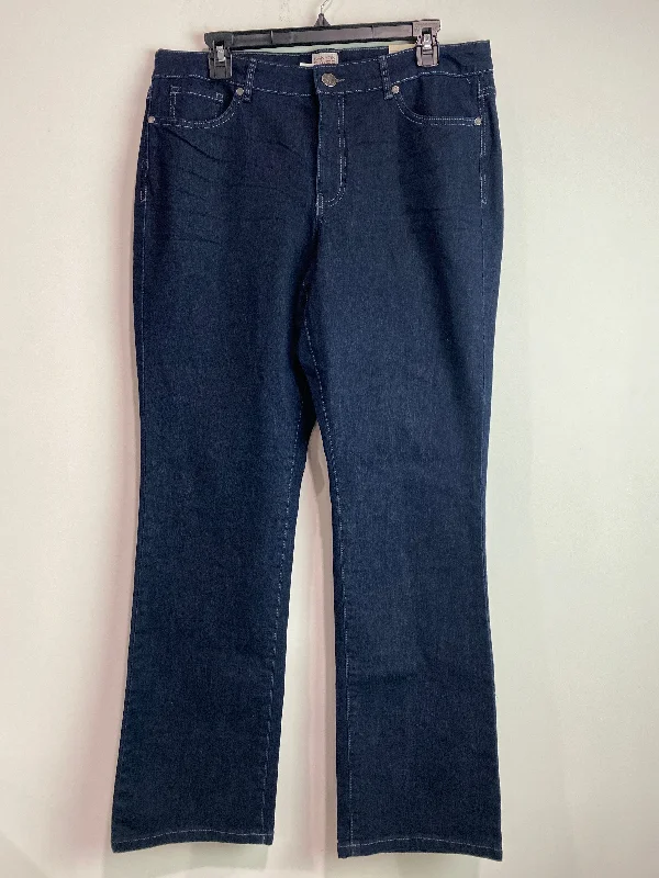 Jeans Boot Cut By Canyon River Blues In Blue Denim, Size: 14