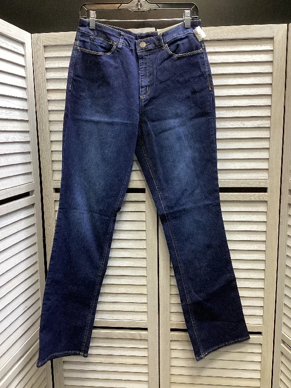 Jeans Boot Cut By Christopher And Banks In Blue Denim, Size: 8