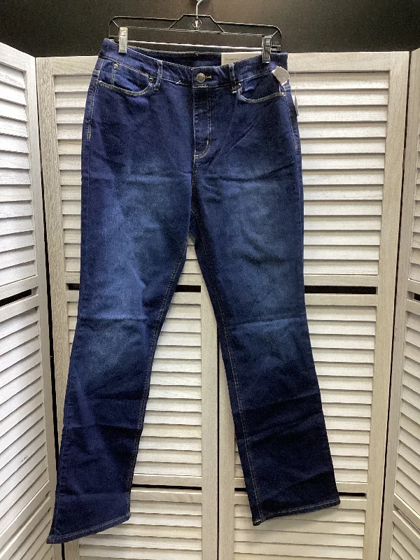 Jeans Boot Cut By Christopher And Banks In Blue Denim, Size: 8