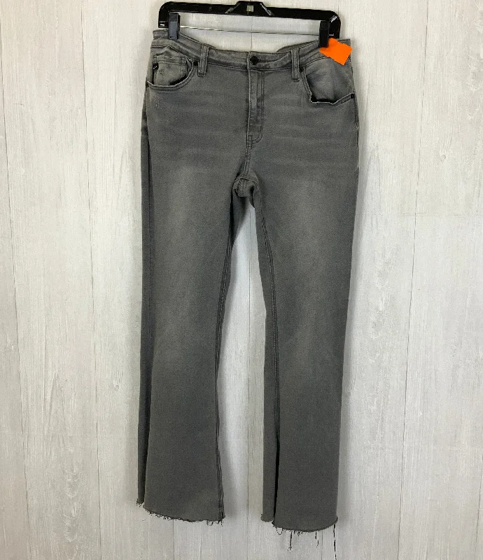 Jeans Boot Cut By Kancan In Denim Grey, Size: 15