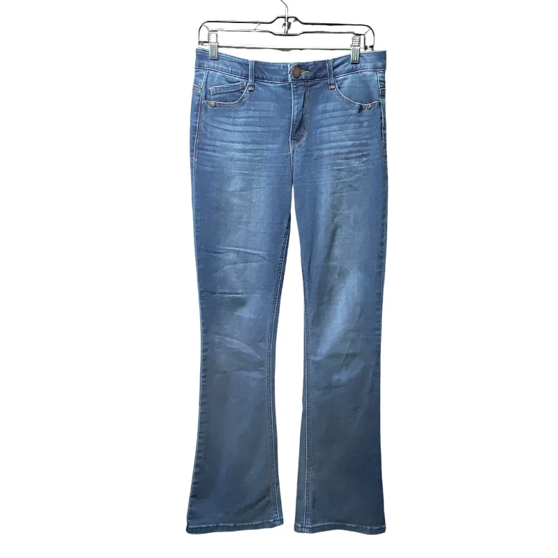 Jeans Boot Cut By Wit & Wisdom In Blue Denim, Size: 4petite