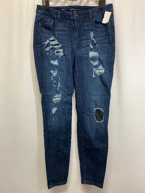 Jeans Skinny By Lane Bryant In Blue Denim, Size: 16