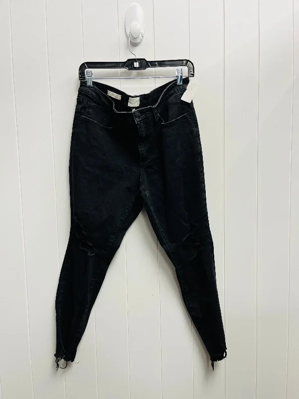 Jeans Skinny By Universal Thread In Black, Size: 14