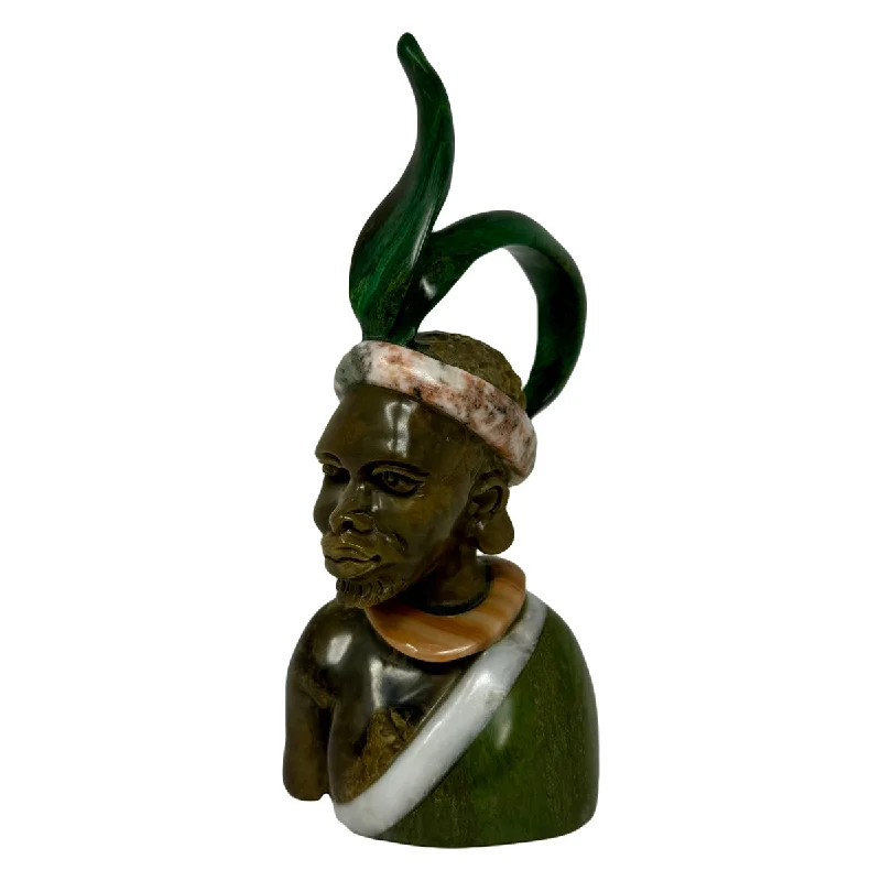 Bust of a Zulu Chief