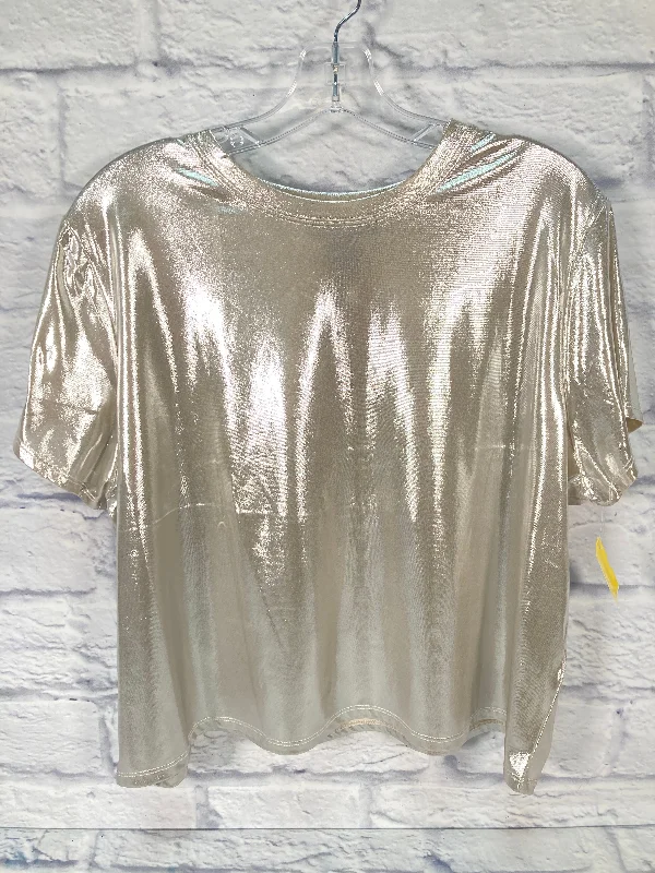 Top Short Sleeve Basic By Bailey 44 In Silver, Size: Xl