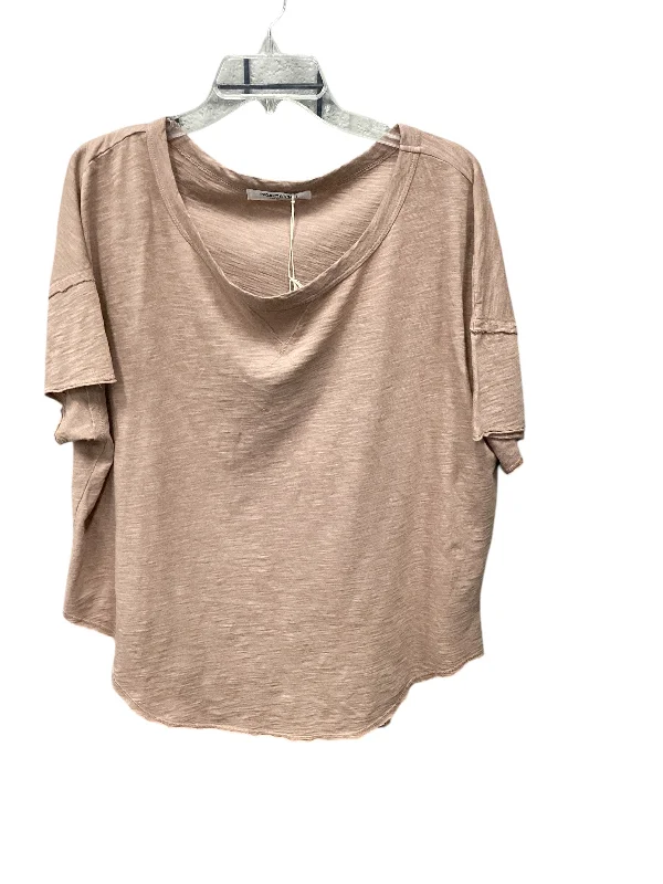 Top Short Sleeve Basic By Project Social Tee In Brown, Size: L