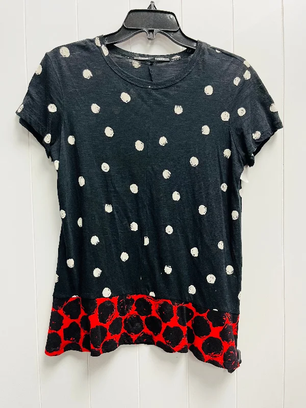 Top Short Sleeve By proenza shouler In Black & Red, Size: S