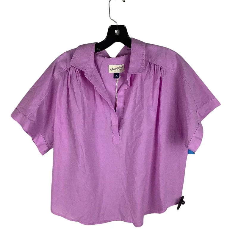 Top Short Sleeve By Universal Thread In Purple, Size: L