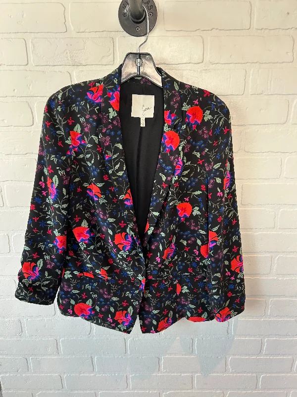 Blazer By Joie In Black & Green, Size: Xs