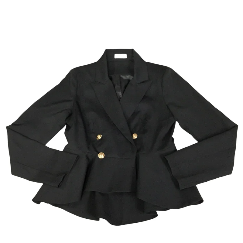 Blazer By Vestique In Black & Gold, Size: Mini