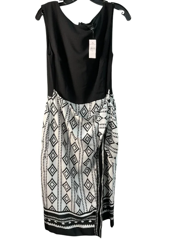 Dress Casual Maxi By Ann Taylor In Black, Size: L