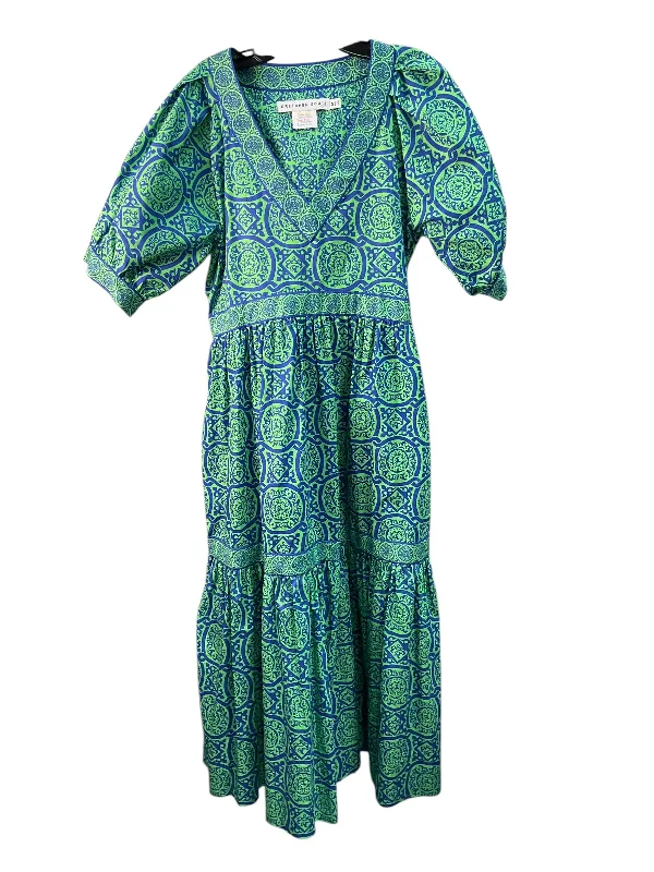 Dress Casual Maxi By Gretchen Scott In Green, Size: M