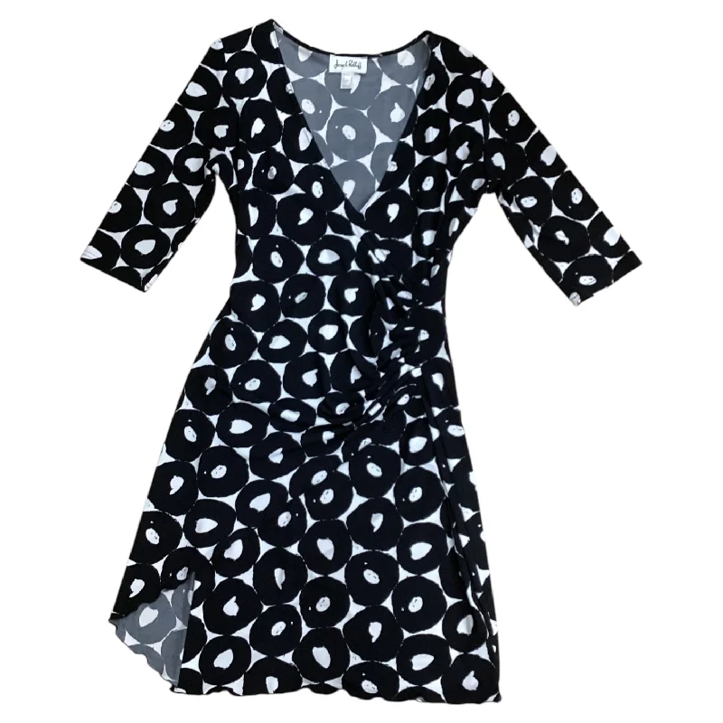 Dress Casual Midi By 1.state In Black & White, Size: L