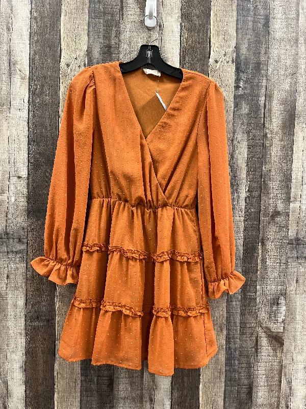 Dress Casual Midi By Altard State In Orange, Size: Xs