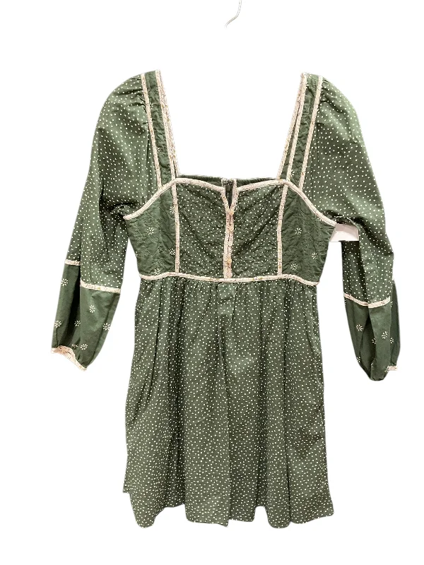 Dress Casual Midi By Madewell In Green, Size: S