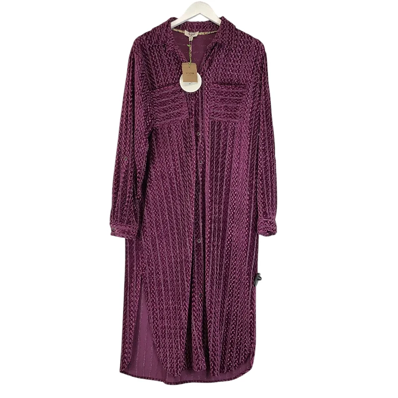 Dress Casual Midi By Umgee In Purple, Size: M