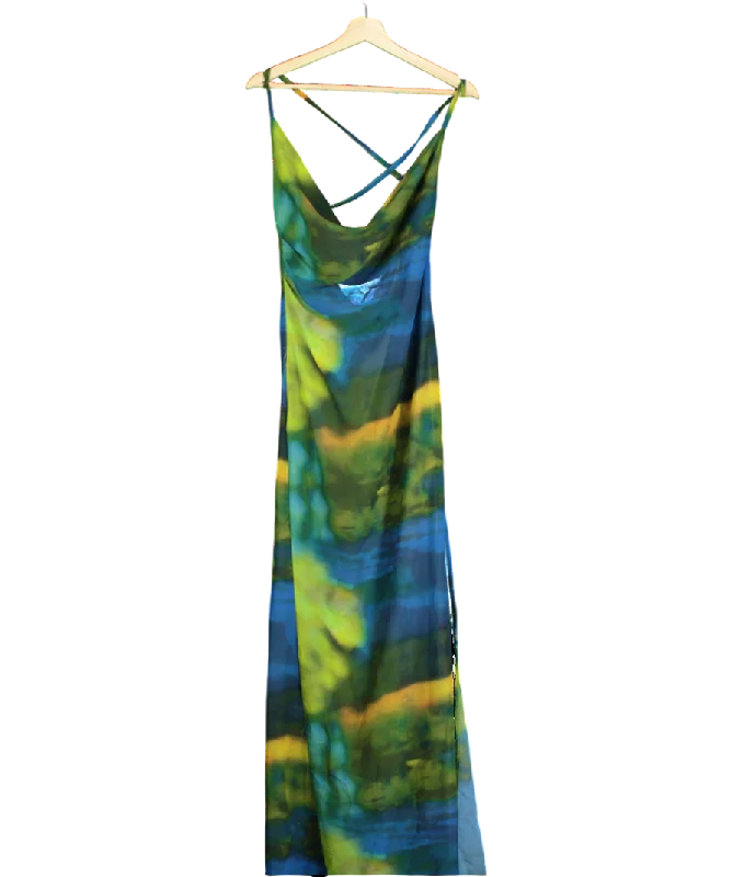 Grace Jacobs Green Lake Maxi Dress UK XS