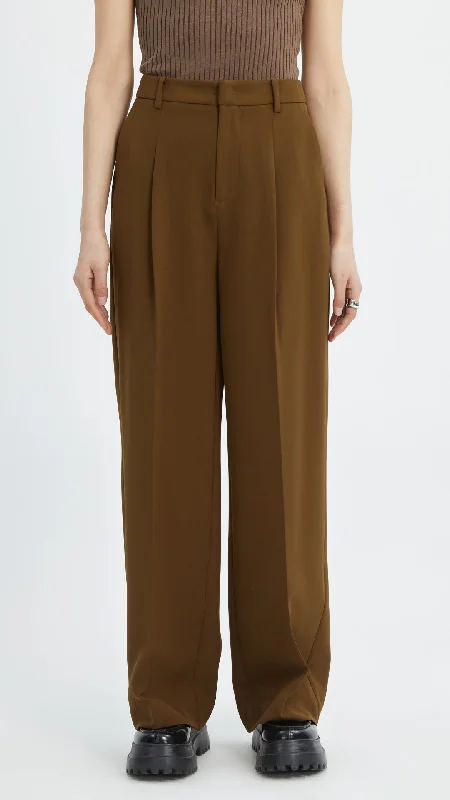 Wide Leg Tailored Pants