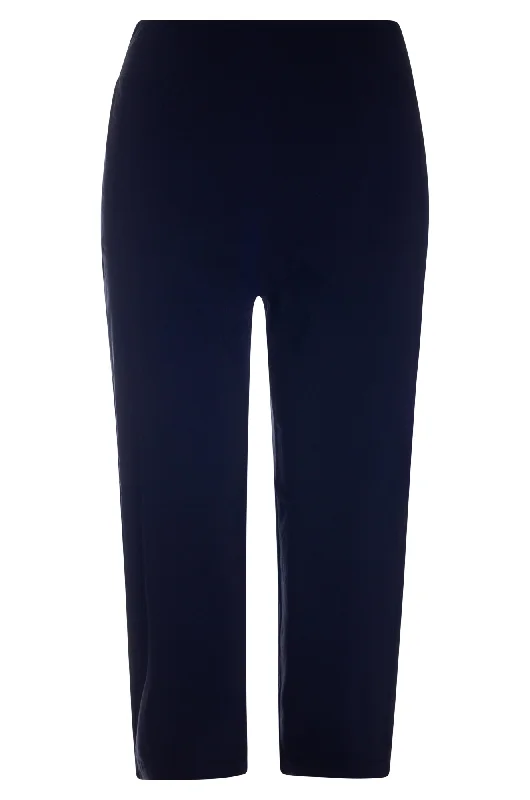 Micro Stretch Mid Calf Pants | NAVY | 2146AR