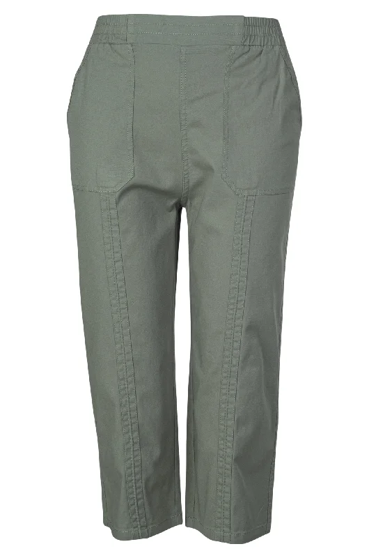 Pull on Mid Calf Pants | SAGE | 6816A1