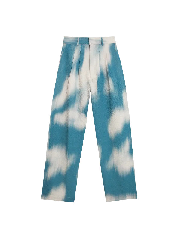 Resort Pants (Seersucker Sky)