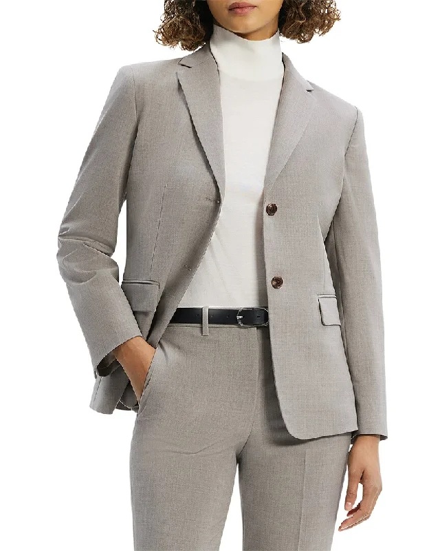 Theory Slim Wool-Blend Blazer