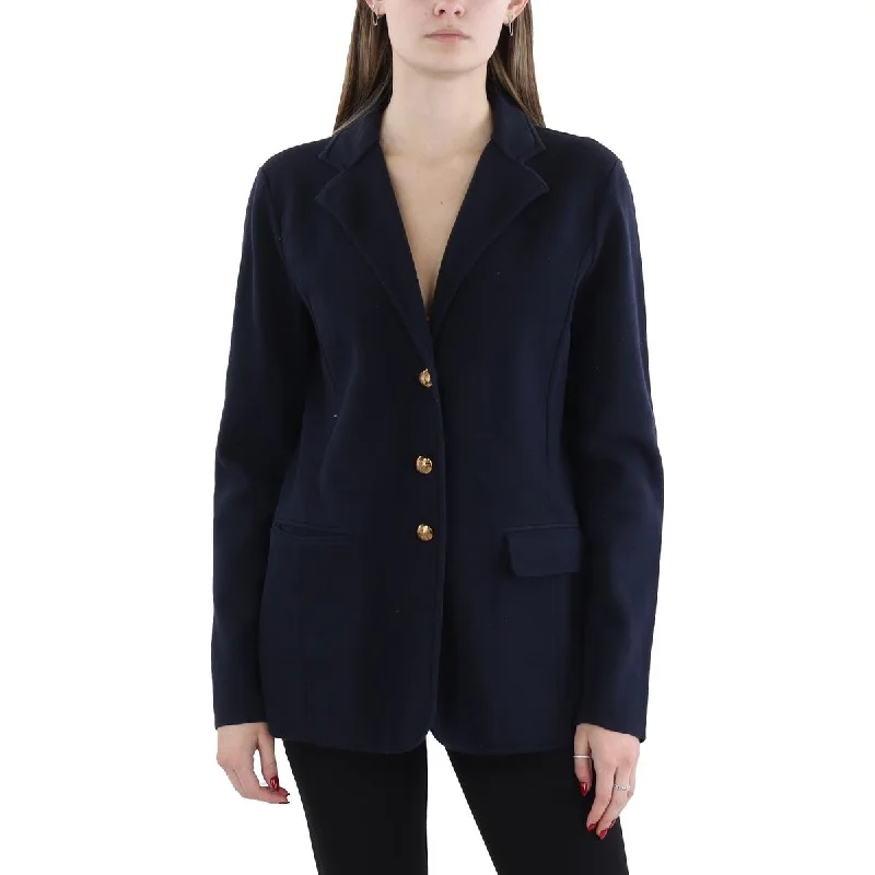 Womens Cotton Blend Office Suit Jacket