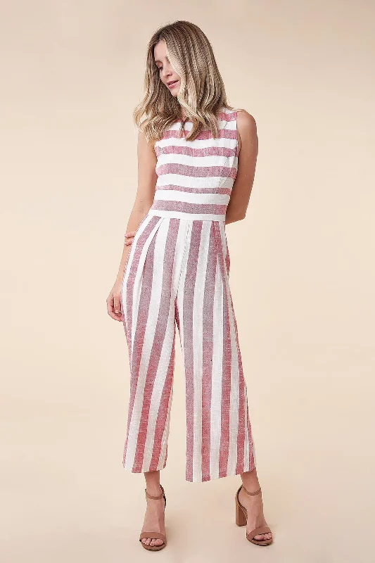 Lany Striped Wide Leg Jumpsuit