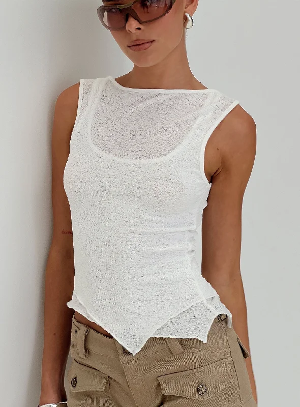 Lefort Tank Top White