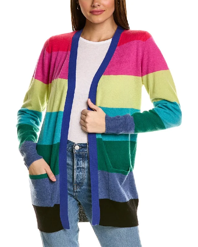 Scott & Scott London Rainbow Cali Wool & Cashmere-Blend Cardigan